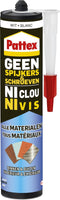 Pattex Montagekit 390g WIT - Geen Spijkers & Schroeven Montagelijm - Binnen en buiten - Alle materialen - Extreem sterk - Steenlijm - Montage lijm - Montage kit - Steen lijm