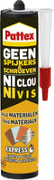 Pattex Montagekit Sneldrogend Wit Express 390g - Montagelijm Geen Spijkers & Schroeven