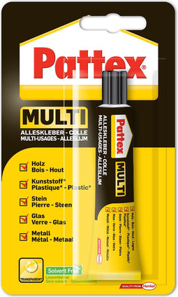 Pattex Multi 20 g Lijm | Multifunctionele Lijm voor Diverse Toepassingen | Sterk en Betrouwbaar | Gemakkelijk te Gebruiken voor Allerlei Reparaties