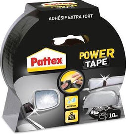 Pattex Power Tape 10 m Zwart | Power Ducktape Voor Universeel Gebruik | Waterdichte & Extreem Sterk | Premium Grip Ducktape.