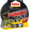 Pattex Power Tape 25m Zwart | Power Ducktape Voor Universeel Gebruik | Waterdichte & Extreem Sterk | Premium Grip Ducktape.