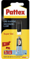 Pattex Secondelijm Super Gel 3 g - Geen druppels en Vlekken - Niet afdruipend - Verticaal lijmen
