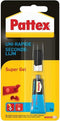Pattex Secondelijm Super Gel 3 g - Geen druppels en Vlekken - Niet afdruipend - Verticaal lijmen