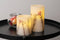 Pauleen 48010 Shiny Blossom Candle waskaars set van 2 Batterij wit/bloemen was