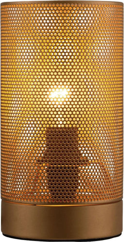 Pauleen 48099 Golden Mesh tafellamp max. 40W E14 Gold 230V metaal