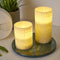 Pauleen 48118 Cosy Ornament Candle was 2 stuks Set Timer batterij beige was