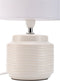 Pauleen Bright Soul - Tafellamp - Zand - beige - E14 - 20W - textiel - keramiek -