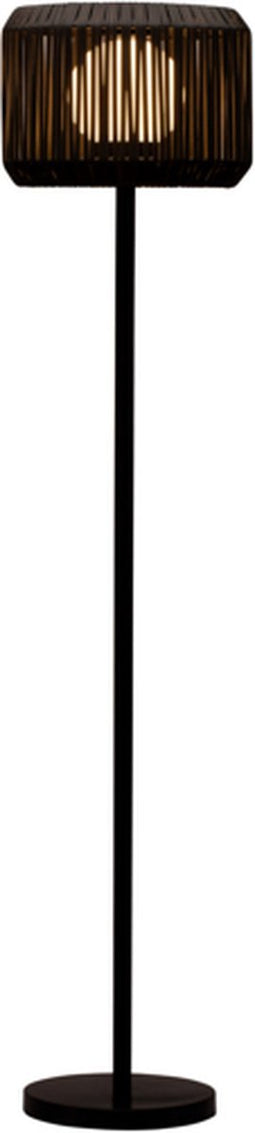 Pauleen Sunshine Elegance - Staande lamp - Solar - Vloerlamp - zwart - Polyrotan -