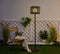 Pauleen Sunshine Elegance - Staande lamp - Solar - Vloerlamp - zwart - Polyrotan -