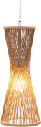 Pauleen Woody Glow Hanglamp - E27 - 20W - Ø17cm - Rotan