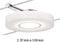 Paulmann 12V-kabelsysteem lamp DiscLED I LED vast ingebouwd 4 W LED Satijn