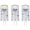 Paulmann 29143 LED-lamp Energielabel F (A - G) G4 1.8 W Warmwit (Ø x h) 13 mm x 36 mm 3 stuk(s)
