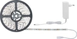 Paulmann 78976 FN SimpLED stripe set 7,5m daglichtwit 20W 230/12V DC wit metaal kunststof