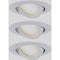 Paulmann 92985 EBL 3stepdim LED-inbouwlamp Set van 3 stuks 4.8 W Wit