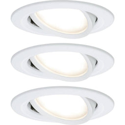 Paulmann 93449 Nova Inbouwlamp Set van 3 stuks LED LED 18 W Wit (mat)