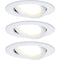 Paulmann 93449 Nova Inbouwlamp Set van 3 stuks LED LED 18 W Wit (mat)