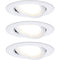 Paulmann 93485 Nova Inbouwlamp Set van 3 stuks LED LED 18 W Wit (mat)