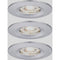 Paulmann 94303 EBL Nova mini Coin LED-inbouwlamp Set van 3 stuks LED 4 W Chroom
