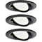 Paulmann 94471 LED-inbouwlamp Set van 3 stuks LED 18 W Zwart (mat)