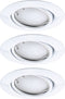 Paulmann Base inbouwspot - wit - Set van 3 - Zigbee - Coin - RGBW