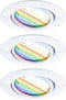 Paulmann Base inbouwspot - wit - Set van 3 - Zigbee - Coin - RGBW