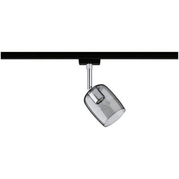 Paulmann Blossom Plafondspot URail G9 Zwart (mat), Rookglas