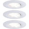 Paulmann Calla LED-inbouwlamp voor badkamer Set van 3 stuks 19.5 W IP65 Wit (mat)