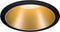 Paulmann Cole inbouwspot - set van 3 - zwart/goud mat - 3-traps dimbaar - warmwit -