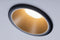 Paulmann Cole inbouwspot - set van 3 - zwart/goud mat - 3-traps dimbaar - warmwit -