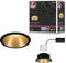 Paulmann Cole inbouwspot - zwart/goud mat- LED - 3-traps dimbaar - 2700K - warmwit