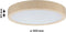 Paulmann Cosara LED Paneel - beige - rond - Plafonniere - IP44 - 15W - 3000K - 300mm