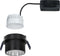 Paulmann Gil - inbouwspot - zwart - mat/ijzer - IP44 - 3StepDim - 2700K - rond -