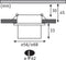 Paulmann Gil - inbouwspot - zwart - mat/ijzer - IP44 - 3StepDim - 2700K - rond -