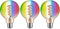 Paulmann LED Lichtbron - Zigbee - RGBW - set van 3 - G95 - E27 - 470lm