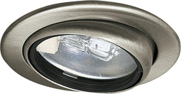 Paulmann meubel lamp - Onderbouwverlichting - rond - zwenkbaar - 69mm - geborsteld staal - glas -