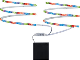 Paulmann Mobil Stripe 2x80cm RGB 1,2W 9V wit metal