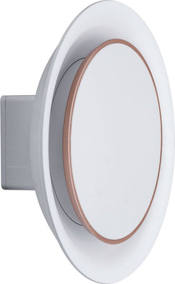Paulmann Neordic - wandlamp - 2700K - wit mat - kunststof - rond - 12.3 cm -