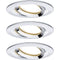 Paulmann Nova Plus Inbouwlamp voor badkamer Set van 3 stuks LED LED 20.4 W IP65 Chroom