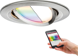 Paulmann Nova Plus - Inbouwspot - Zigbee - Smart Home - Coin - Warmwit - ijzer -