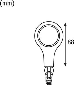 Paulmann PAULMANN 95479 230V-railsysteemcomponenten Eindstuk Chroom (mat)