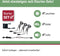 Paulmann Plug & Shine basisset spot Classic - Grondspot - 3000K - set van 3 - IP65 - straalwaterdicht -