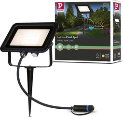 Paulmann Plug & Shine Flood spot - Grondspot - IP65 - 3000K - zwart - Floodlight -