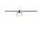 Paulmann Topa Dot 230V-railsysteem lamp URail LED vast ingebouwd 4.9 W LED Chroom, Helder, Satijn