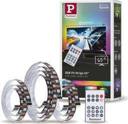 Paulmann TV Strips 65 Zoll 78881 LED-strip basisset Met USB-aansluiting 5 V 2.4 m RGB 1 set(s)