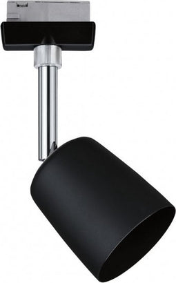 Paulmann URail Cover spot - railverlichting -mat zwart - chroom - metaal -