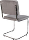 Zuiver Ridge Rib Eetkamerstoelen Lichtgrijs - Set van 2