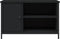 vidaXL - Tv-meubel - 80x40x50 - cm - bewerkt - hout - zwart