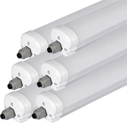 V-TAC VT-1249-N LED Armaturen - G Serie - IP65 Waterdicht - 36W - 4320 Lumen - 6400K - 120CM (set van 6)