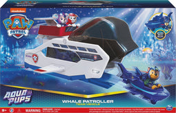 PAW Patrol Aqua Pups - Walvis Patroller-Teamvoertuig - Met Chase-Actiefiguur
