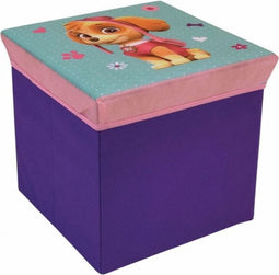 PAW Patrol Girl - Opvouwbare opberg poef - 30 x 30 x 30 cm - Multi